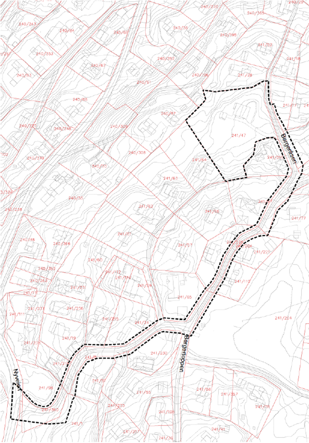 Kartomriss over planomr&aring;det